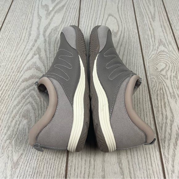 Easy Spirit Be Strong 2 Zipper Front Walking Sneakers Shoes 12M Taupe $70 - Picture 6 of 11